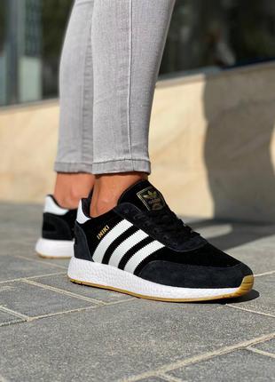 Кросівки adidas iniki black кроссовки7 фото