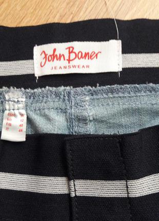 "john baner".джинсовые кюлоты на резинке.5 фото