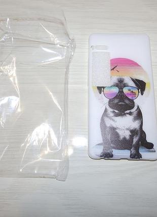 Чохол meizu pro 7 plus мопс в окулярах