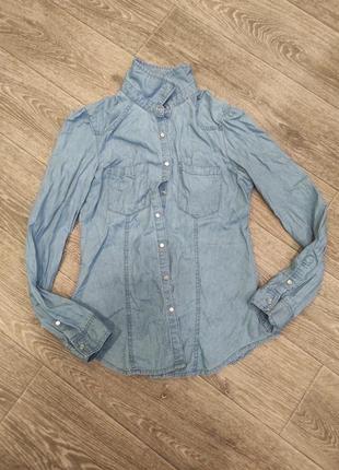 Жіноча сорочка під джинсу