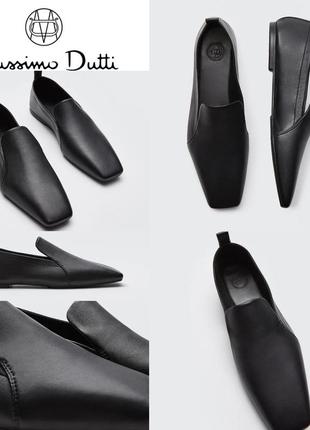 Лофери з м'якої шкіри massimo dutti