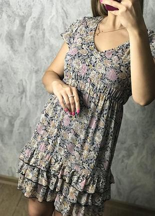 Платье в цветочный принт в стиле прованс