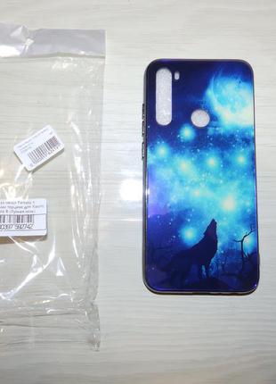 Tpu+glass чохол fantasy з глянцевими торцями для xiaomi redmi note 83 фото