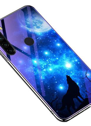 Tpu+glass чохол fantasy з глянцевими торцями для xiaomi redmi note 81 фото