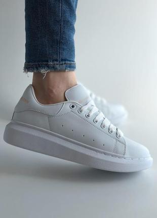 Кроссовки женские  a. mcqueen white