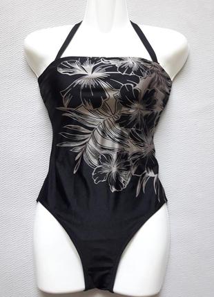Суперовый слитный купальник в цветочный принт