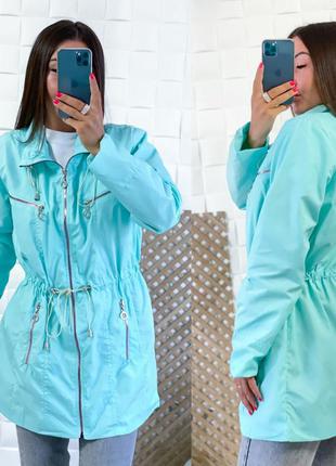 Куртка вітровка стильна плащівка