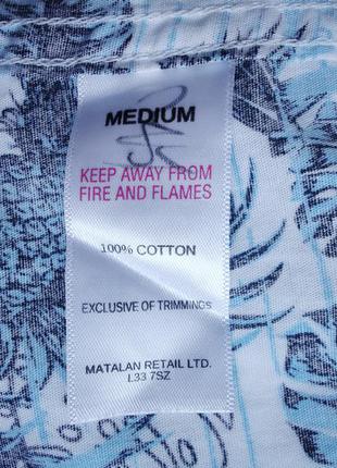 Рубашка  гавайская  easy cotton гавайка (m)7 фото