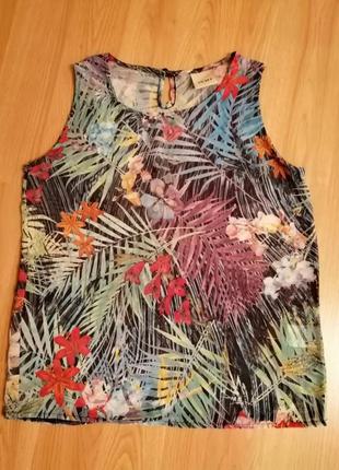 Яркая блузочка в цветы, блузка, блуза