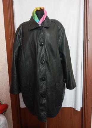 Куртка ,кожа,б/у батал,7 xl,  ц. 600гр