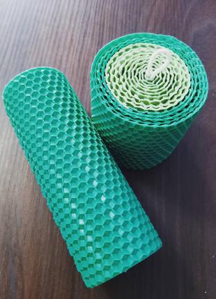 Набір екосвічок з кольорової вощини