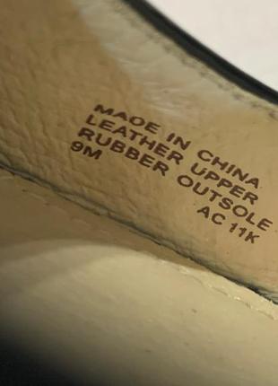 Кожаные туфли - лаковая кожа  michael kors размер 9m/408 фото