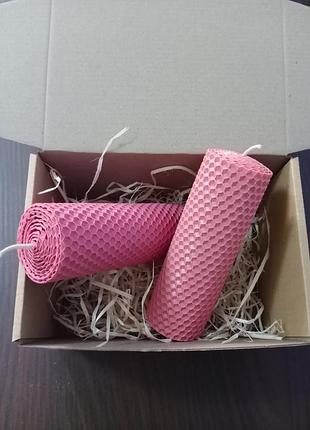 Екосвічки з кольорової вощини