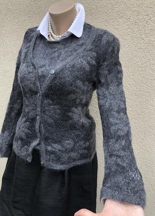 Серый,шерсть комплект-кардигана и жилета,mariella burani,люкс бренд10 фото