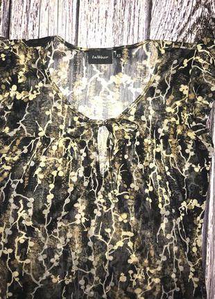 Фирменная шифоновая блуза для девушки, размер 42-443 фото