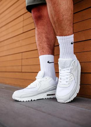 Стильные кроссовки nike air max 90 «white»