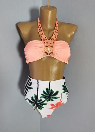 Купальник раздельный собранный из двух разных брендов размера m