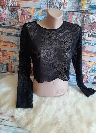 Вязаный топ zara