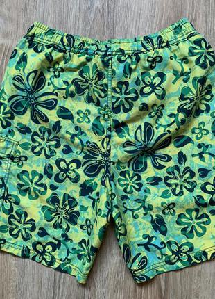 Мужские пляжные шорты с гавайским принтом fila6 фото