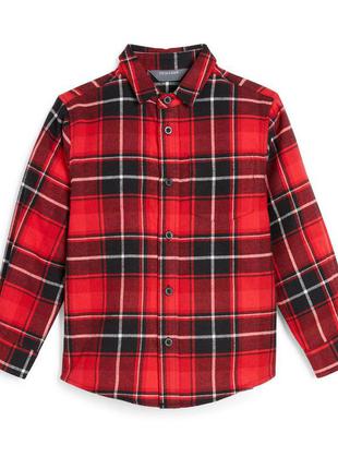 Мягкая хлопковая рубашка для мальчика от primark, 5-6 лет(116 см)
