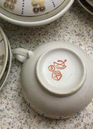 Вінтажний чайний сервіс на 6 персон 70 року vintage storiesu2 фото
