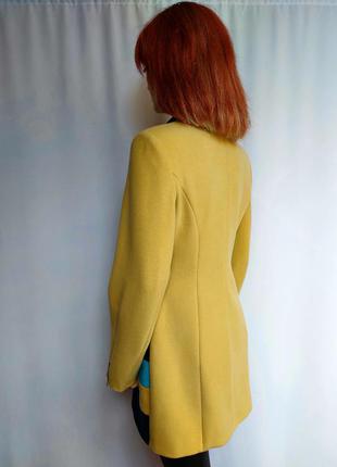 Суперціна. стильне кашемірове пальто, комбинорованное. нове, р. 42-446 фото