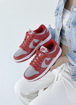 Кросівки найк данк nike sb dunk low white red❤️36рр-45рр❤️ кросівки найк данк червоні1 фото