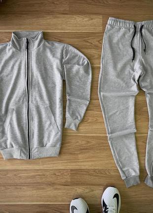 Мужской осенний спортивный трикотажный костюм комплект