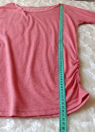 Свободная розовая футболка, блуза tcm tchibo (германия), размер s7 фото