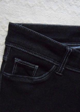 Стильные темные штаны скинни под джинсы pimkie, 6-8 размер .4 фото