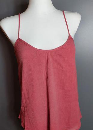 Топ рожева майка mango