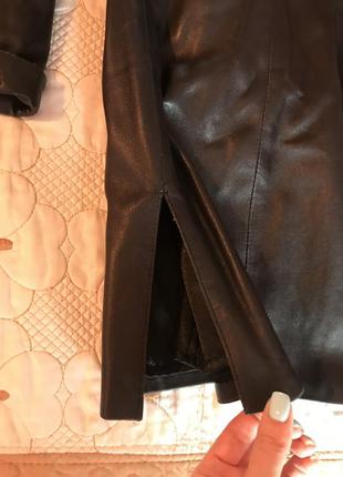 Кожаный тренч 4