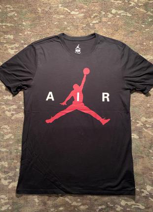 Футболка nike air jordan tee, оригінал, розмір м1 фото