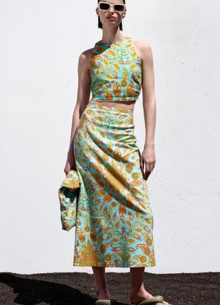 Комплект топ + сумка zara original spain