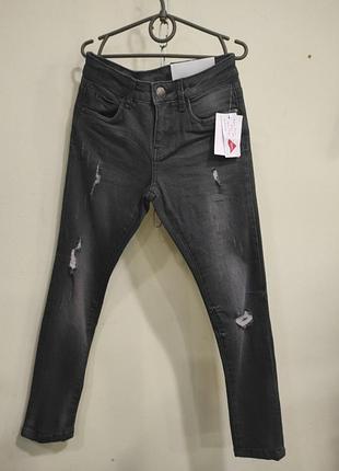 Джинси скіні для дівчинки ріст 140