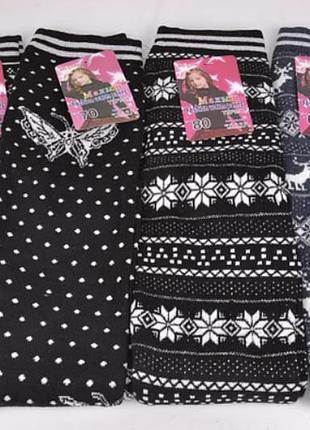 Лосіни теплі термо різні забарвлення розміри олені сніжинки