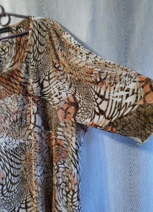 Женская летняя пляжная туника, летняя накидка, блуза, блузка m collection большой размер батал7 фото