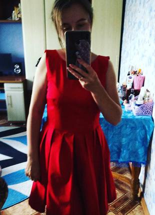 Червона сукня, красное платье, вечернее платье, нарядное платье, сукня на літо, червона сукня4 фото