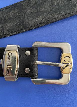 Ремень кожаный calvin klein2 фото