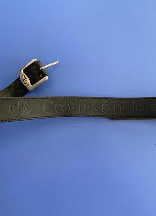 Ремень кожаный calvin klein4 фото