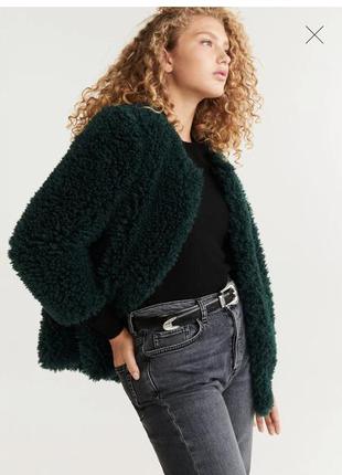 Кофта пальто шубка демисезонная mango манго bershka zara