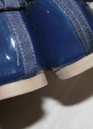 Стильные,лаковые синие туфельки! bluezoo6 фото