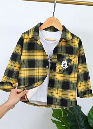 Крутая, модная, теплая рубашка .