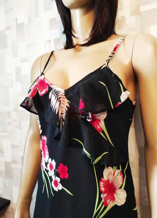 Шифонова сукня міді на запах з рюшами від prima collection2 фото