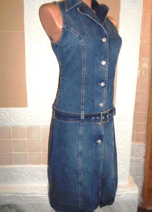 Платье джинсовое sisley1 фото