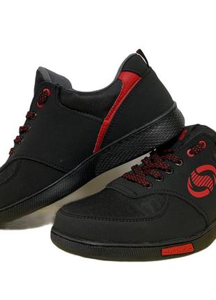 Кроссовки мужские черные стильные (ск-3-2кр)