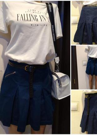 Отличная джинсовая юбка мини