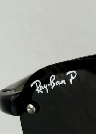 Ray ban ferrari rb 3662m f037/80 очки мужские солнцезащитные черные с красным поляризированые10 фото