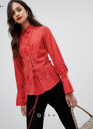 Сорочка з корсетом ax paris з asos
