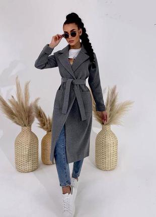 Пальто модне кашемір